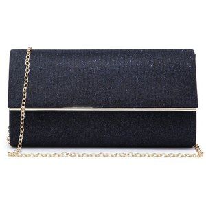 Women's Handbag Clutch formal Party Navy